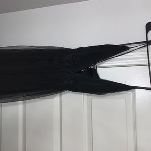 Black long Windsor dress